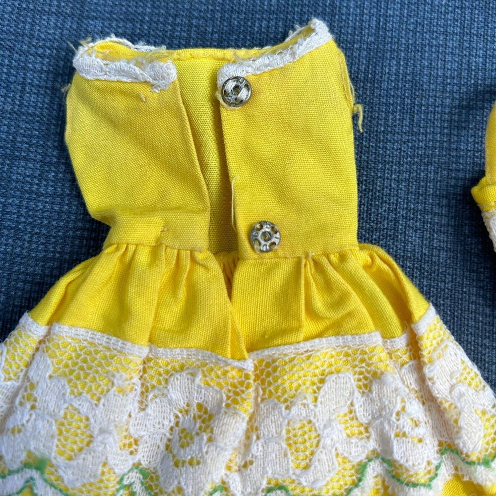 Vintage BARBIE outfit. Made for Francie Doll 1965 #1254 Fresh As A Daisy Outfit - Picture 3 of 8